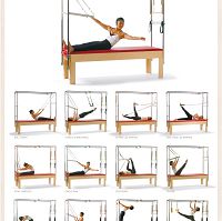 BALANCED BODY - plakat z ćwiczeniami pilates